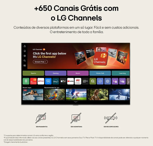 Smart TV 4K 50 LG NANO UHD AI NU850